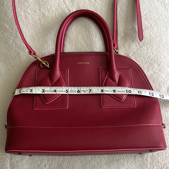 Anne Klein Red Dome Purse - Picture 11 of 13